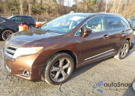 2013 Toyota Venza Xle V6 from USA, damaged, VIN 4T3BK3BB4DU093819